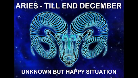 ARIES TILL THE END OF DECEMBER