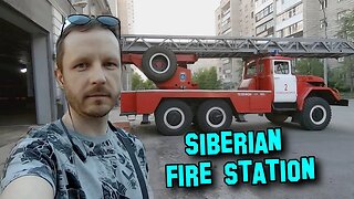 What a fire station looks like in Siberia