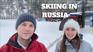 Skiing Orenburg Russia 🇷🇺 Beautiful cross country skiing trails