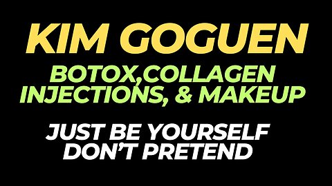 KIM GOGUEN | INTEL | New Profile Pic. Don't Pretend, Be yourself