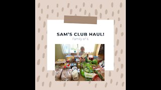 Sam’s Club Haul | Family of 6 | Grocery Haul