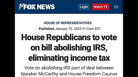 BREAKING: Holy Cow! GOP Wants To Abolish IRS