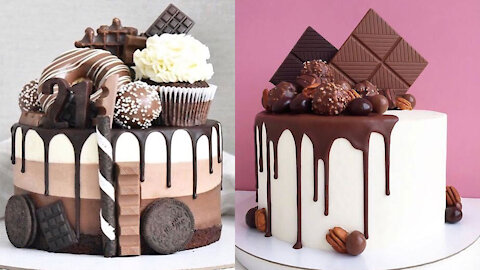 So Yummy Chocolate Cake Decorating Tutorials 😍 Best Satisfying Cake Decorating Recipes 💓 So Tasty
