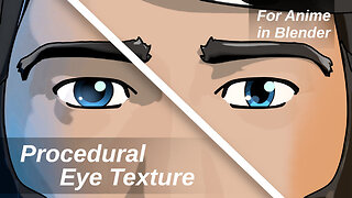 CGTrader - For Anime - Procedural Eye texture Demo