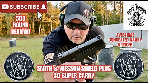 SMITH & WESSON SHIELD PLUS 30 SUPER CARRY 500 ROUND REVIEW! A Great Carry Option!