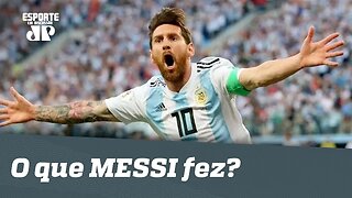 LINDO GOL e... O que MESSI fez em Argentina 2 x 1 Nigéria?
