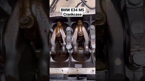 BMW E34 M5 Crankcase #shorts #bmw #cars #automotive #restoration