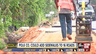 Polk County proposing to add sidewalks along 16 roads