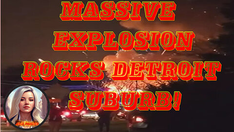 MASSIVE EXPLOSION KILLS ONE MAN WITH FLYING DEBRIS IN DETROIT SUBURB.
