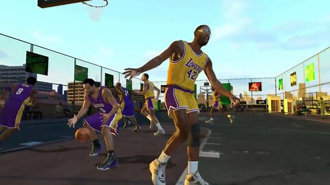 3 on 3: SHAQ, Kobe and Robert Horry vs Magic, Kareem and Worthy