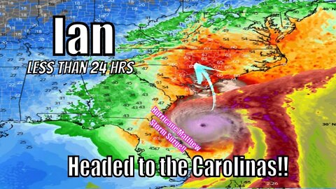 Hurricane Ian Forecasted To Hit The Carolinas! New Impacts & Path!