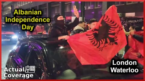 Albanians and their cars at Waterloo | ALBANIAN INDEPENDENCE DAY | 29th November 2022