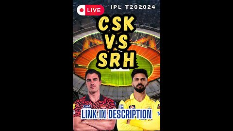 HIGH VOLTAGE!! CSKvsSRH IPLT20 2024 M46, LIVE STREAMING NOW