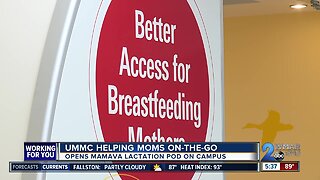 UMMC helping moms on-the-go with Mamava lactation pods