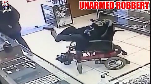 Perp With No Arms Robs Jewelry Store...With a Gun