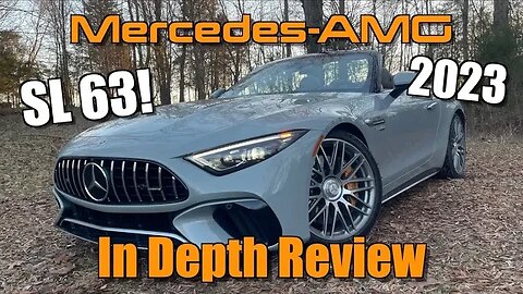 2023 Mercedes-AMG SL 63 Roadster: Start Up, Test Drive & In Depth Review