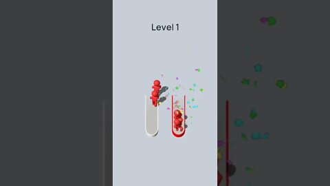 Crowd Sort Color Sort & Fill Gameplay Walkthrough Level 1 Chill Music Android#shorts