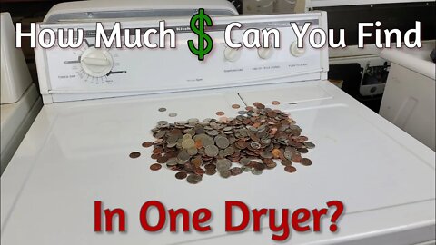 How Much Money Can We Find in a Random Dryer? Opening Up a Rattling Dryer to See!