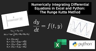 Numerically Integrating Differential Equations in Excel and Python: Runge Kutta Method