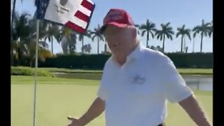 Trump Makes a Hole-in-One. His Instant Reaction