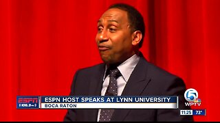 Stephen A. Smith speaks at Lynn University 4/22