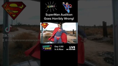 SuperMan or PooperMan? Drunk SuperMan Auditions “I Did A Doody” 😂🤣