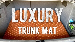 Luxury Quilted Trunk Liner Mat Review