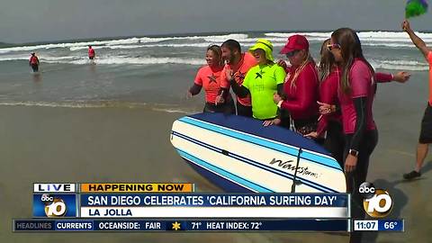 It's California Surfing Day
