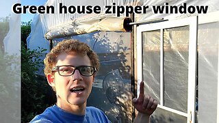 Green house zip up curtain solution?