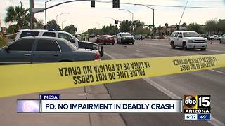 Deadly crash leaves one dead in Mesa