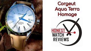 ⛲ Omega Aqua Terra Homage ⭐ Corgeut 3021B ⭐ Honest Watch Review #HWR