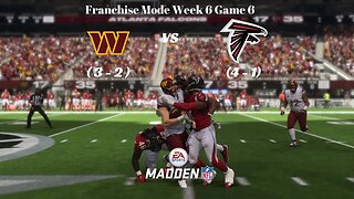 Madden 24| Franchise Mode | Week 6 Game 6| vs Washington Commanders | PS5 Gameplay| #nfl #madden24