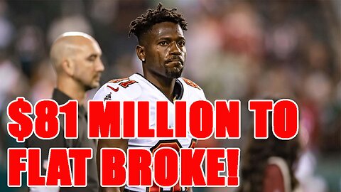 Antonio Brown's DOWNFALL is complete! SHOCKING news drops about how BROKE he is in BANKRUPTCY filing