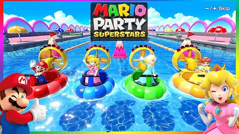 Mario vs Princesses Free Play Minigames in Mario Party SuperStars Games