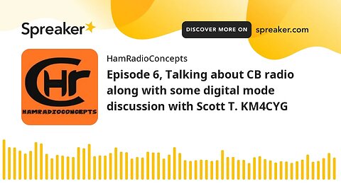 Episode 6, Talking about CB radio along with some digital mode discussion with Scott T. KM4CYG