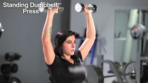 Standing Dumbbell Press