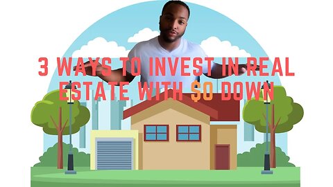 3 Ways to Invest in Real Estate With No Money Down Promo #shorts