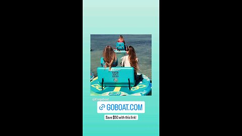 Goboat the fun electric boat that fits in a A backpack