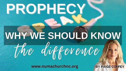 Prophets, Prophecy and Prophesying | Why We Need to Know the Difference!