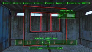 Fallout 4 - Building at Starlight with concrete Ps4
