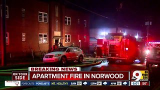 Apartment fire in Norwood under investigation