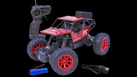 Rc Rechargeable Car Unboxing & Testing OR Review | Rock Crawler 2 WD Car Unboxing | RC Official