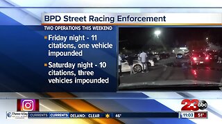 Bakersfield police seize three vehicles in street racing operation