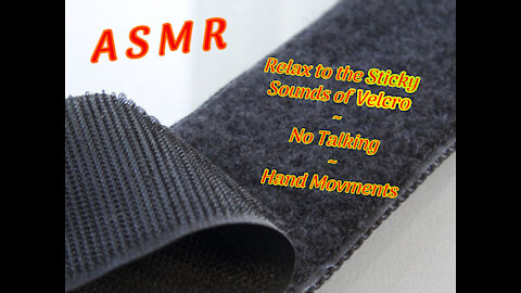 Sticky Sounds of Velcro ~ Relieve Stress and Sleep Well | No Talking | Hand Movements