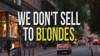 Joke: We Don't Sell to Blondes