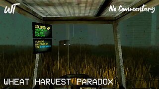 Wheat Harvest Paradox - Collecting Wheat To Stop Time Going Backwards - PSX Style Indie Horror Game