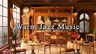 Warm May Jazz Music & Cozy Coffee Shop Ambience ☕ Instrumental Music for Relaxing, Studying, Working