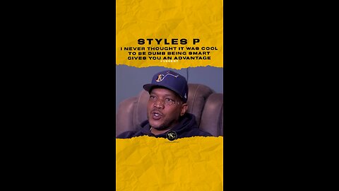 #stylesp I never thought it was cool to be dumb being smart gives you an advantage🎥 @ineverknewtv