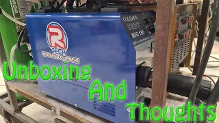 R Tech Mig 180 Welder Unboxing and first thoughts