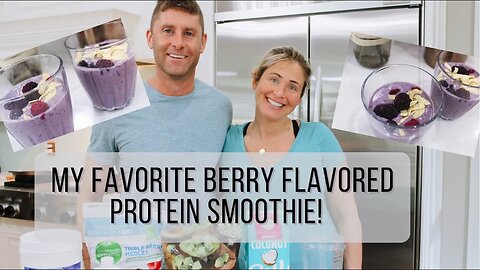My Favorite Berry Protein Smoothie (Yum Yum!!)